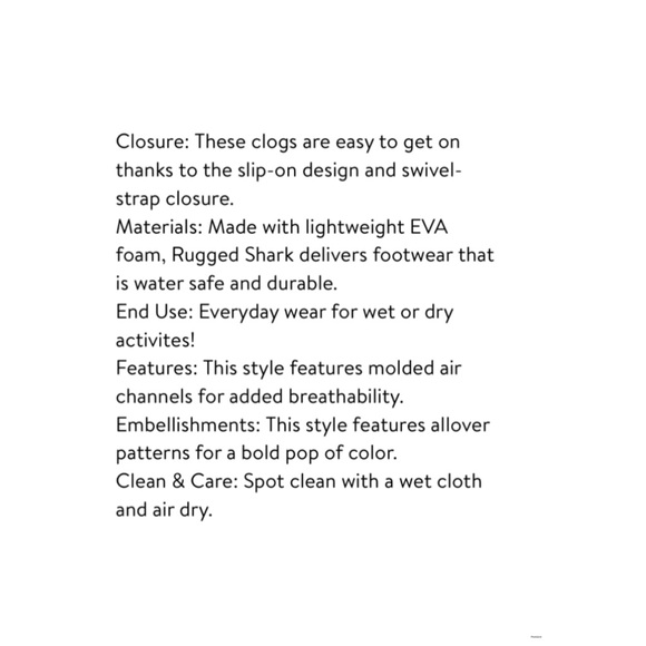 Rugged Shark EVA Clogs - Picture 4 of 10